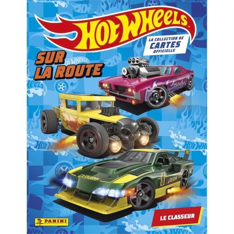 Starter Pack - PANINI - Hot Wheels TC - Classeur + 2 pochettes + 1 carte EL - 12 stickers