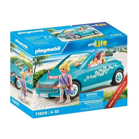 PLAYMOBIL 71809 Cabriolet, jeunes filles et accessoires