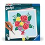 CreArt 20x20 cm Bouquet de roses, Loisir créatif, Adulte, Peinture par numéros, 25520, Ravensburger
