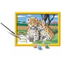 CreArt Kids 18x24cm Petits léopards, Kit de peinture par numéros Numéro d'Art, Des 9 ans, 25832, Ravensburger