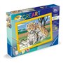 CreArt Kids 18x24cm Petits léopards, Kit de peinture par numéros Numéro d'Art, Des 9 ans, 25832, Ravensburger