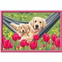CreArt Kids 31x21cm Labrador et tulipes, Kit de peinture par numéros Numéro d'Art, Des 7 ans, 25852, Ravensburger