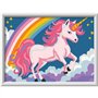 CreArt Kids 18x24cm Licorne Néon, Kit de peinture par numéros Numéro d'Art, Des 7 ans, 25904, Ravensburger