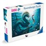 Puzzle 1000 pieces Dragon, sirene et tortues des profondeurs, des 14 ans, Monstre, 12001434, Ravensburger