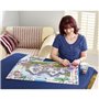 Plateau de puzzle en carton pliable, Pinces de fixation, Pour puzzle jusqu'au 1000 pieces, 17971, Ravensburger