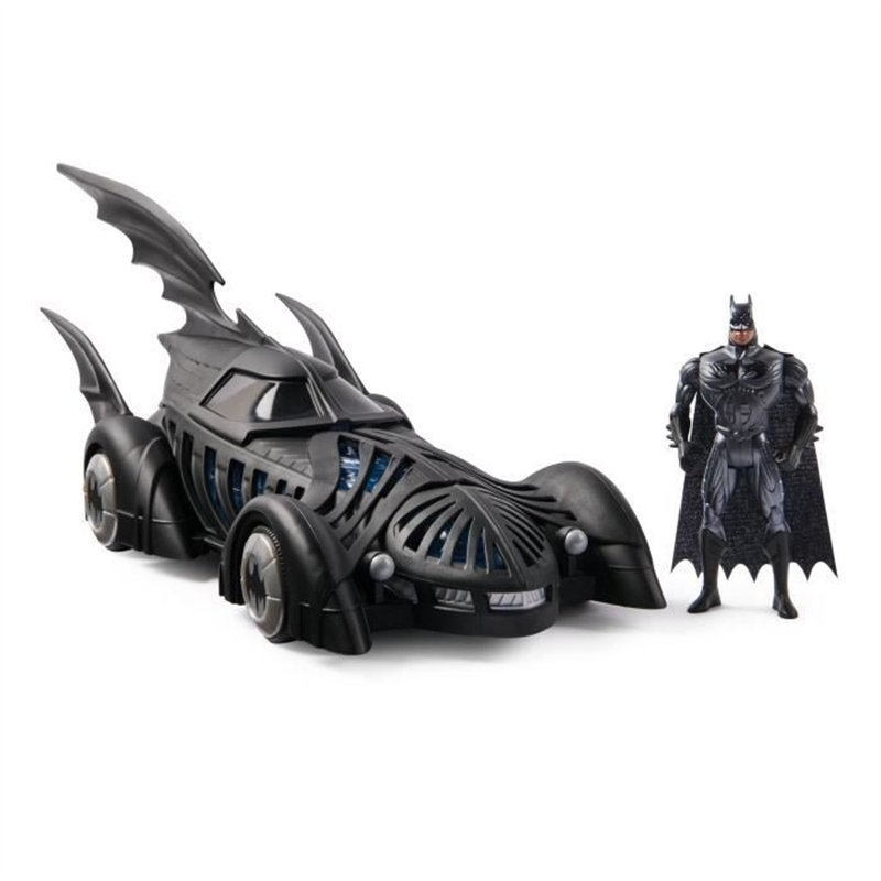 Image secondaire de SPIN MASTER PACK BATMOBILE + FIGURINE BATMAN FOREVER DC Retro Collection