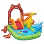 Bestway Piscine Gonflable Parc de Jeux Dinosaure 241x140x137 cm +3-6 Ans Jardin 53160