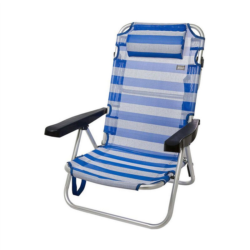 Image secondaire de Chaise Pliante Colorbaby Marin 48 x 48,5 x 84 cm Blanc Blue marine