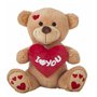 Jouet Peluche I Love You Ours 55 cm Marron