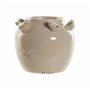 Vase DKD Home Decor Porcelaine Gris Beige Oiseaux Shabby Chic (15 x 15 x 13,5 cm) (2 Unités)  