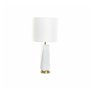 Lampe de bureau DKD Home Decor 8424001847242 33 x 33 x 67 cm Céramique Doré Métal Blanc 220 V 50 W