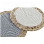 Dessous de plat DKD Home Decor Individuel Coton Fibre (20 x 20 x 1 cm) (2 Unités)