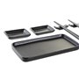 Set de sushi DKD Home Decor Noir Bambou Grès (31,3 x 19,3 x 2,7 cm)