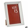 Cadre photo WPC0235MG-1-WH Blanc verre Plastique (6 Unités)