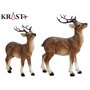 Décorations de Noël Krist+ C07-59360WX-1 Blanc Marron 8,5 x 21 x 17 cm