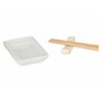 Set de sushi Kinvara 1249SJ4111 Blanc Bambou Porcelaine (12 Pièces) (6 Unités)