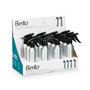 Bouteille Pulvérisatrice Berilo 37581 Noir Argenté Aluminium polypropylène 300 ml (12 Unités)