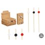Ensemble de brochettes pour barbecue Kinvara 36340 Bambou (24 Unités)