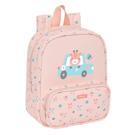 Sac à dos enfant Safta Jirafa Corail 22 x 27 x 10 cm