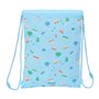 Sac à dos serré par des ficelles Safta Coches Bleu 26 x 34 x 1 cm