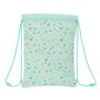 Sac à dos serré par des ficelles Safta Fiesta Vert 26 x 34 x 1 cm