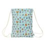 Sac à dos serré par des ficelles Bleu 26 x 34 x 1 cm