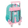 Cartable à roulettes Peppa Pig Pretty flowers Jaune Menthe 26 x 11 x 67 cm 26 x 34 x 11 cm