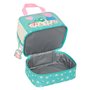 Sac à goûter Peppa Pig Pretty flowers Jaune Menthe 20 x 20 x 15 cm