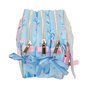 Trousse Fourre-Tout Triple Frozen Ice magic Bleu clair 21,5 x 10 x 8 cm