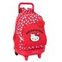 Cartable à roulettes Hello Kitty Iconic Blanc Rouge 33 x 45 x 22 cm
