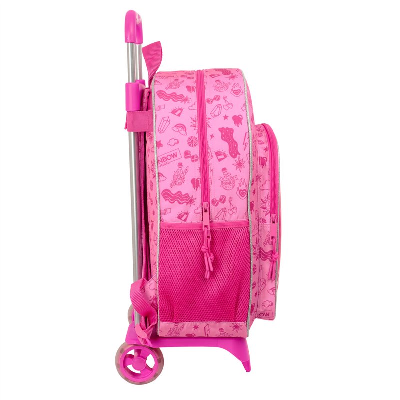 Image secondaire de Cartable à roulettes Rainbow High Shine Multicouleur 33 x 42 x 14 cm