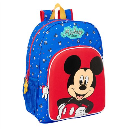 Cartable Mickey Mouse Clubhouse Good day Bleu 33 x 42 x 14 cm