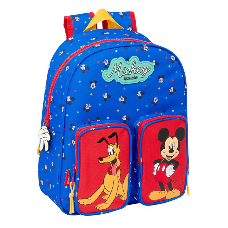 Cartable Mickey Mouse Clubhouse Good day Bleu 28 x 34 x 10 cm