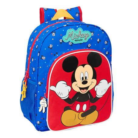 Cartable Mickey Mouse Clubhouse Good day Bleu 32 x 38 x 12 cm