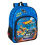 Cartable Hot Wheels Let's race Bleu Noir 33 x 42 x 14 cm