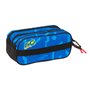 Trousse Fourre-Tout Triple Hot Wheels Let's race Bleu Noir 21,5 x 10 x 8 cm