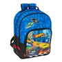 Cartable Hot Wheels Let's race Bleu Noir 32 x 42 x 15 cm