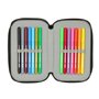 Trousse Scolaire avec Accessoires The Avengers Vendetta Noir 12,5 x 19,5 x 5,5 cm 37 Pièces