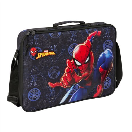 Cartable d'école Spider-Man Attack Noir 38 x 28 x 6 cm
