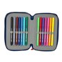 Trousse Scolaire avec Accessoires Super Mario Trick Rouge Bleu foncé 12,5 x 19,5 x 5,5 cm 37 Pièces