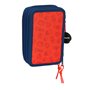 Trousse Scolaire avec Accessoires Super Mario Trick Rouge Bleu foncé 12,5 x 19,5 x 5,5 cm 37 Pièces