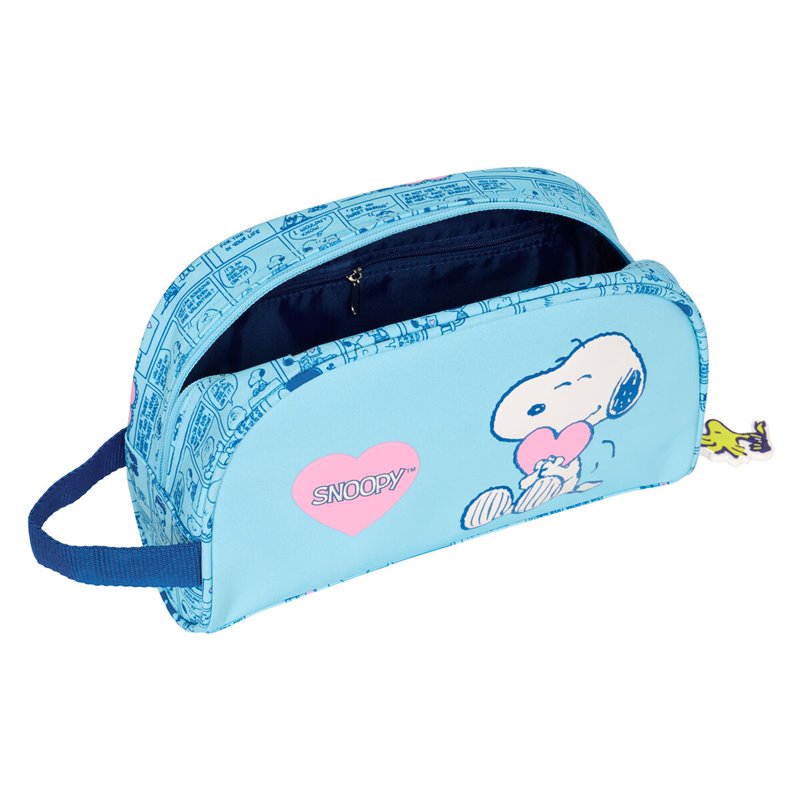 Image secondaire de Nécessaire de Voyage Snoopy Love Bleu clair 26 x 16 x 9 cm