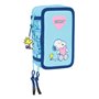 Trousse Scolaire avec Accessoires Snoopy Love Bleu 12,5 x 19,5 x 5,5 cm 37 Pièces