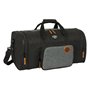 Sac de sport BlackFit8 Old school Noir Gris 55 x 26 x 27 cm
