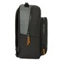Cartable BlackFit8 Old school Noir Gris 32 x 42 x 15 cm