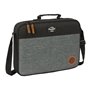 Cartable d'école BlackFit8 Old school Noir Gris 38 x 28 x 6 cm
