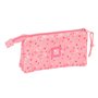 Trousse Fourre-Tout Triple Moos Passion Multicouleur 22 x 12 x 3 cm
