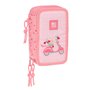 Trousse Scolaire avec Accessoires Moos Passion Multicouleur 12,5 x 19,5 x 5,5 cm 37 Pièces