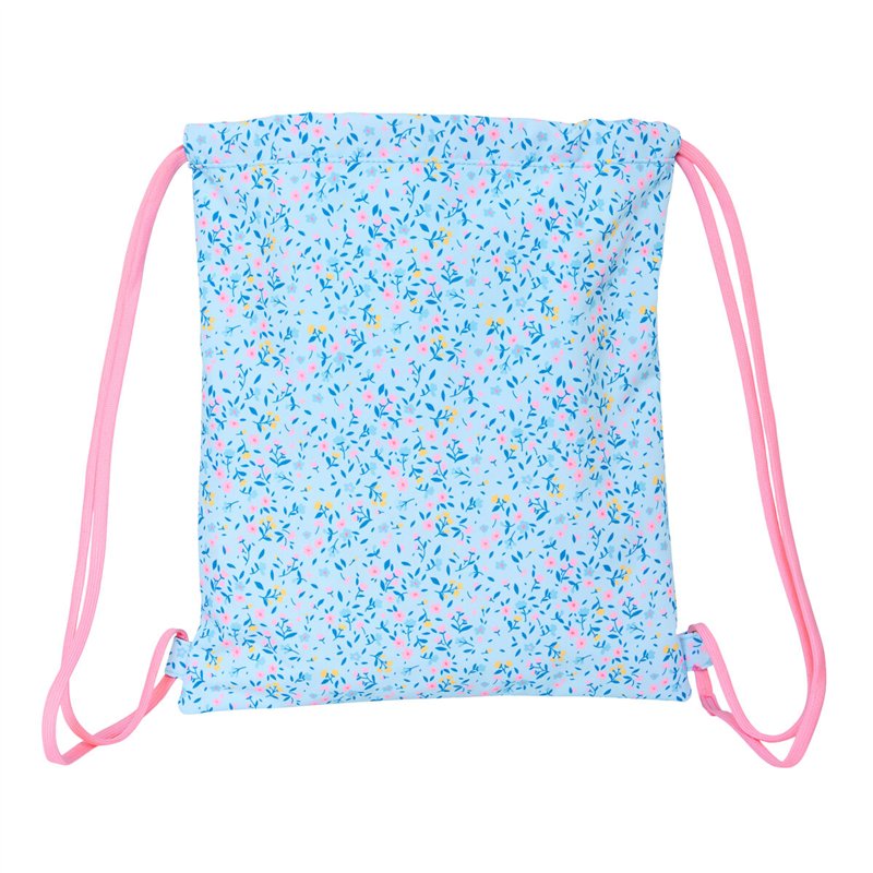 Image secondaire de Sac à dos serré par des ficelles Vicky Martín Berrocal Paraíso Bleu Rose 35 x 40 x 1 cm