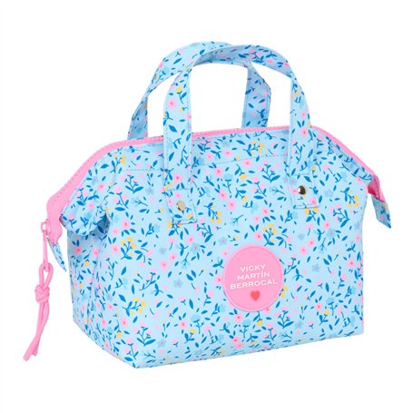 Nécessaire de Voyage Vicky Martín Berrocal Paraíso Rose Bleu clair 26.5 x 17.5 x 12.5 cm
